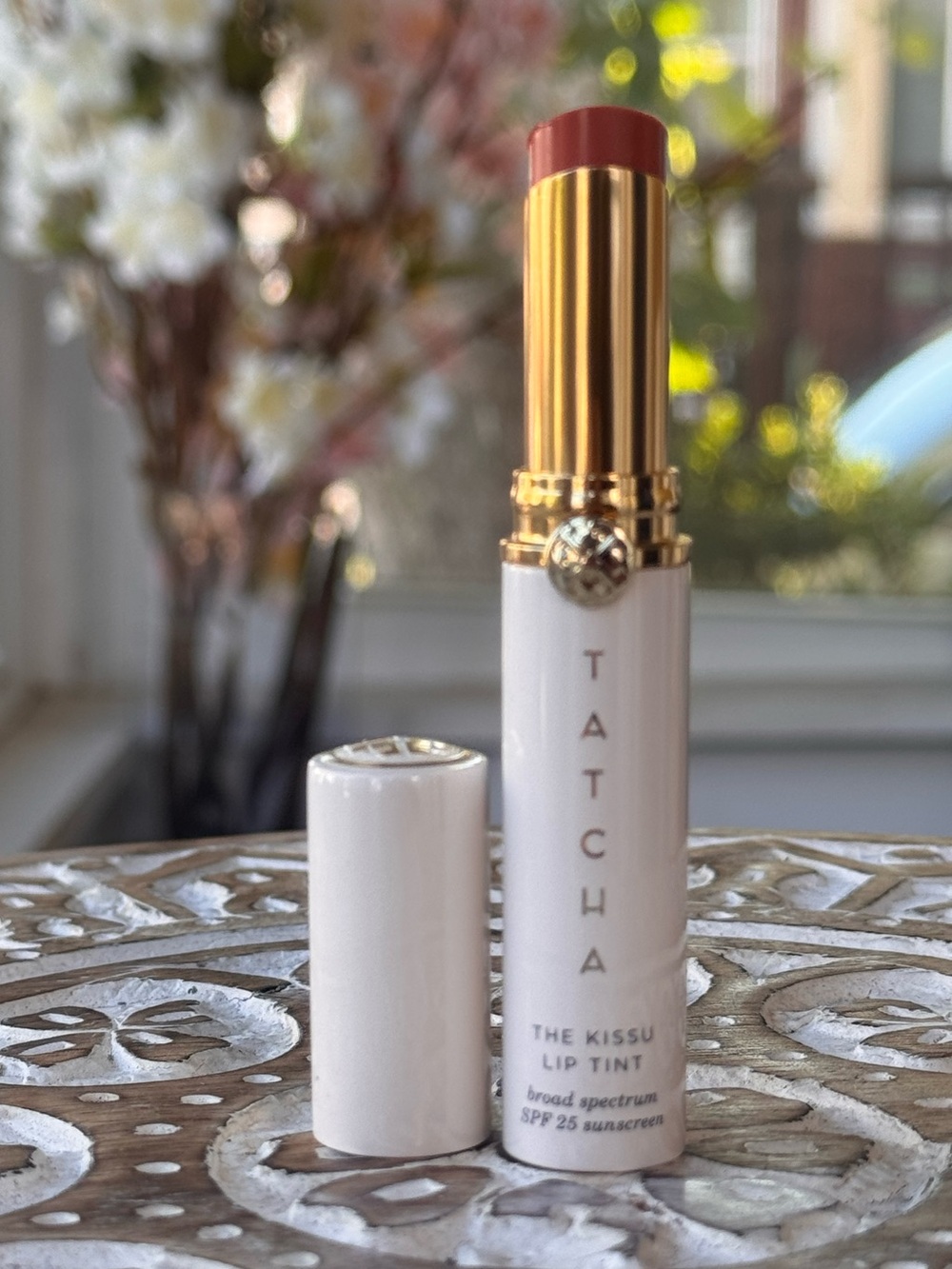 Tatcha The Kissu Lip Tint SPF 25 Plum Blossom 4 g New